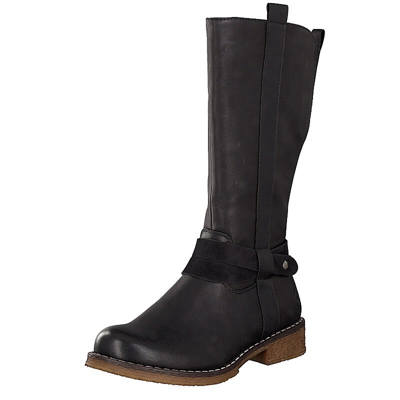 Botas Rieker 94484-00 Para Mulher - Pretas